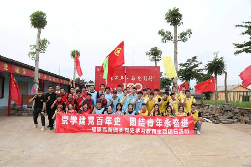 “崇学建党百年史 联结青年永奋进”402永利集团团委组织发展党史进建教育主题团日活动